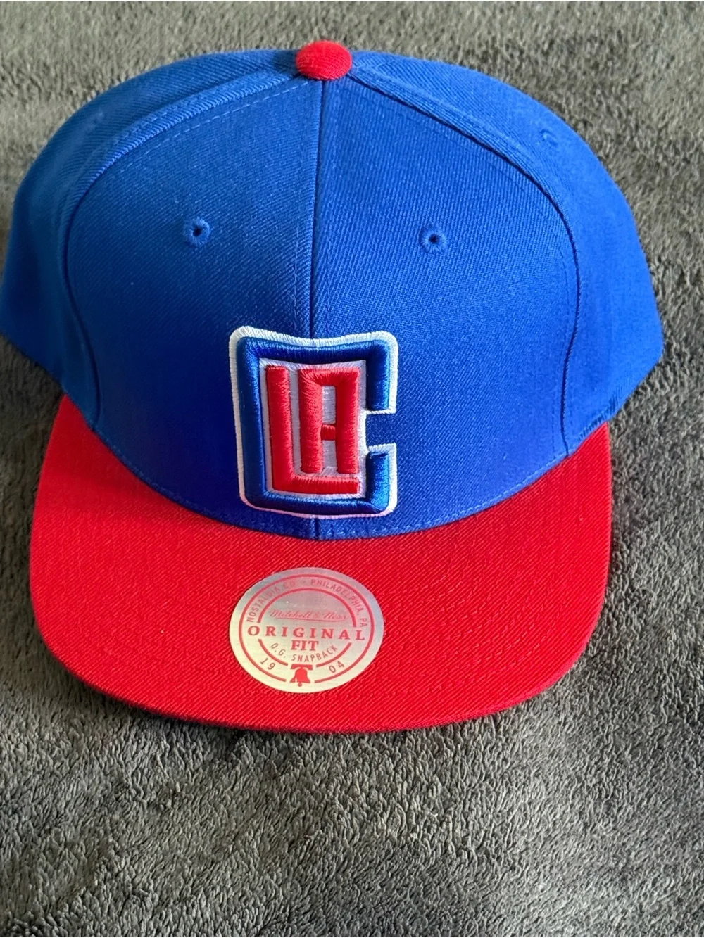 Mitchell & Ness Los Angeles Clippers Adjustable Snapback Hat